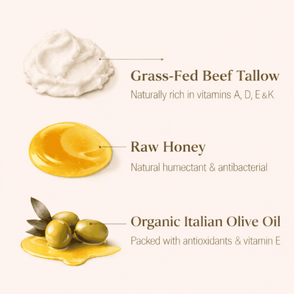 Organic Tallow Honey Balm