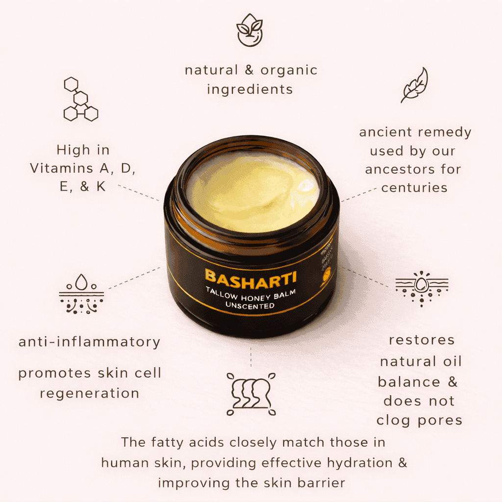 Organic Tallow Honey Balm